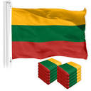 Amazon.com : G128 10 Pack: Lithuania Lithuanian Flag | 3x5 Ft ...
