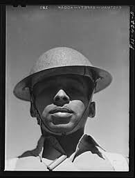 He was photographed by legendary photographer, Arthur Rothstein, then working for the Office of War Information (OWI). - 53762-d