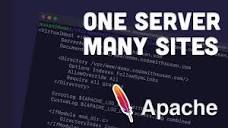 Configuring sites/urls on an Apache web server - YouTube