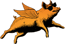 Image result for flying pigs