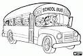 School Bus coloring page