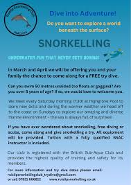 Image result for Ruislip Snorkelling Club