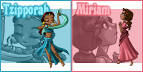 Tzipporah and Miriam Patches by *Street-Angel on deviantART