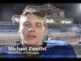TH sports writer Tim O'Neill interviews UD's Michael Zweifel after the ... - 4e7560ce23b03.image
