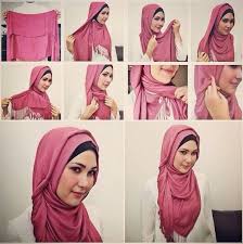 Cara Berhijab Segiempat Untuk Tampilan Yang Trendy Dan Modis ...