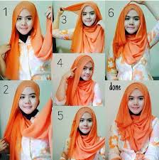 Tutorial Cara Hijab Pashmina Untuk Wajah Bulat Tembem