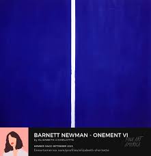 Image result for Barnett Newman "Onement VI "