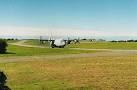 Hercules on the taxiway, Guernsey Airport - via Daymix