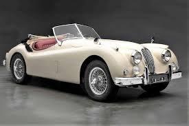 Image result for Old English White 1955 Jaguar