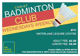 Image result for Christ Church Badminton Club