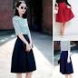 Image result for casual a line skirts