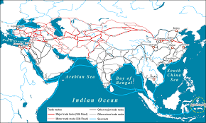Image result for silk road map