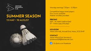 Image result for Ware Badminton Club