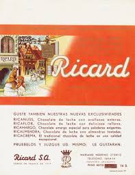 Resultado de imagen para Chocolate Ricard