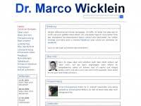 Marco-wicklein.de - Dr. Marco Wicklein - Erfahrungen und Bewertungen - marco-wicklein-de