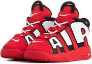 Amazon.com | Nike Air More Uptempo QS University Red (TD) CD9404 ...