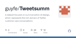 GitHub - guyfe/Tweetsumm: A dataset focused on summarization of ...