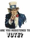 registered to vote.