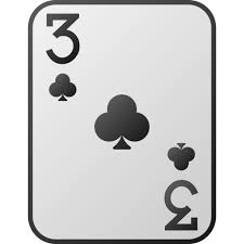 Image result for Three Of Clubs