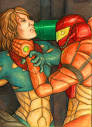 Metroid Fusion: Samus vs. SA-X by selie on DeviantArt
