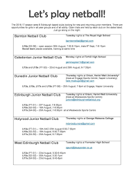 Image result for Edinburgh Holyrood Netball Club