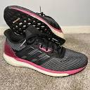 Adidas Supernova Running Shoes Womens Size 9.5 Black Pink Athletic ...