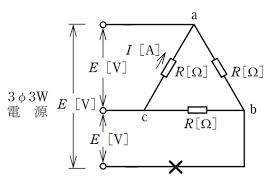 Image result for 3相3線 デルタ