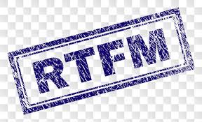 Image result for RTFM