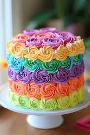 Image result for rainbow cake