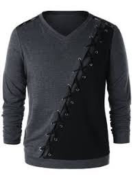 Image result for Мужская толстовка neck button black
