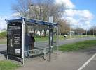 In stark contrast to the previous advert on the bus shelter, - via Daymix