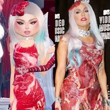 Image result for lady gaga meat dress