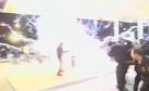 CCTV shows Antonio Martin appears to point gun at St Louis cop.