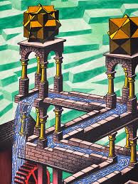 Image result for escher waterfall