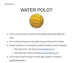 Image result for Reading Swimming Club (Water Polo)