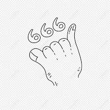 Image result for 666 hand gesture