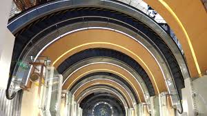 Image result for spiral escalator