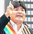 Evo Morales.