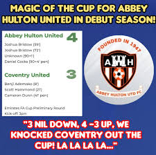 Image result for Abbey Hulton United F C