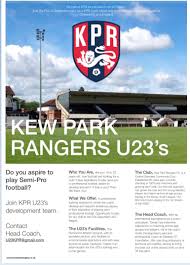 Image result for Kew Park Rangers Football Club