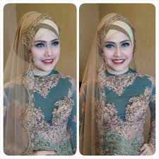 Hijab Pengantin Yang Cocok Dengan Bentuk Wajah