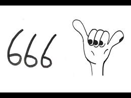 Image result for 666 hand sign