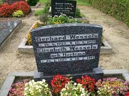 Grab von Elisabeth Wessels (geb. Hertema) (24.01.1907-20.02.1992 ...