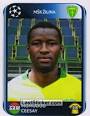 Momodou Ceesay (MSK Zilina). Sticker 412. Panini UEFA Champions League 2010- ... - 412