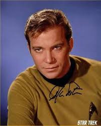 William Shatner as the ubiquitous Captain Kirk
