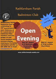 Image result for Churchtown Badminton Club