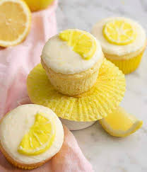 Image result for lemon cupcake