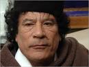 Libyan leader Moammar Kadafi's