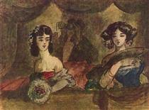 Image result for riot scene by honore-daumier