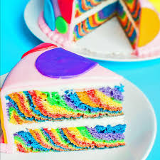 Image result for rainbow cake